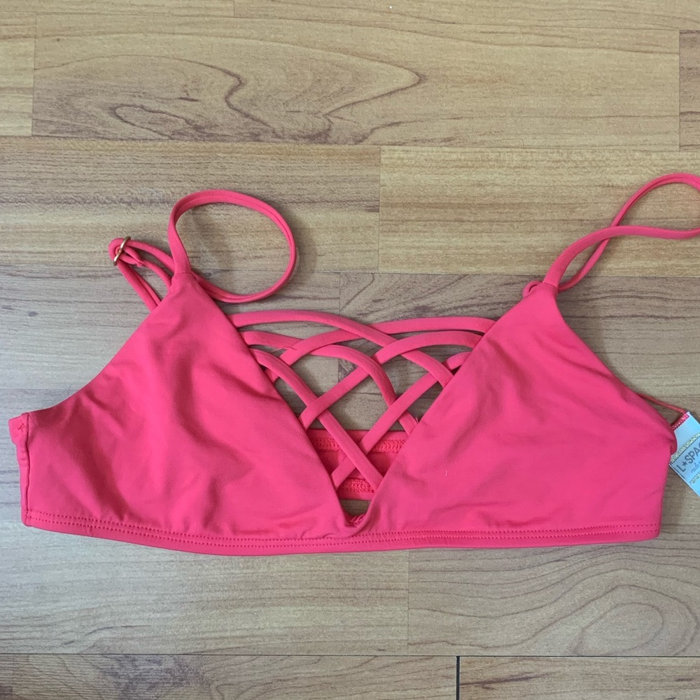 L*Space Jamie Top in Hot Cherry - XS